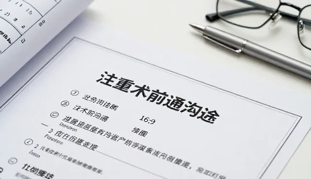 术前沟通对皮肤健康改善的关键作用